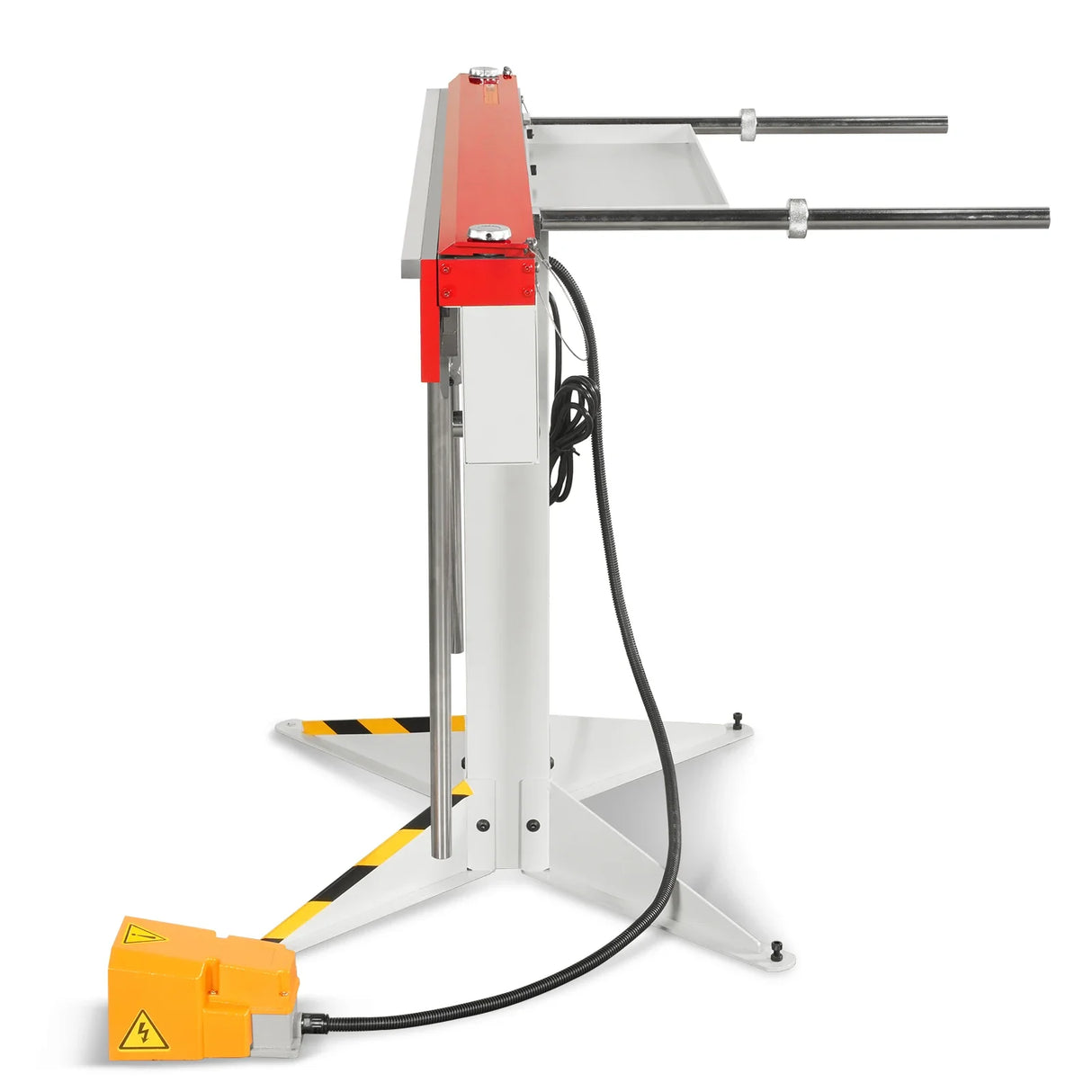 MechMaxx 48'' Industrial Magnetic Pan and BOX Heavy Duty Sheet Metal Brake 20 Gauge Capacity Shear Press Brake, MSMB1250E-R