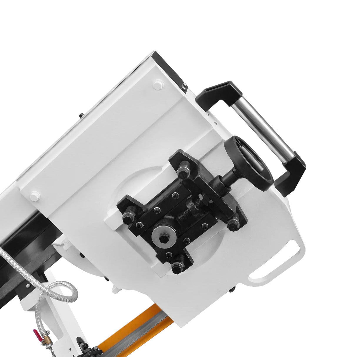 MechMaxx Metal Cutting Band Saw, 10" Round / 18"x5" Rectangular Capacity, 2HP 1.5kW Motor, 4-Speed (35-114 MPM), Horizontal Bandsaw with 0-45° Swivel, Hydraulic Downfeed, 230V 1PH 60Hz, Industrial Grade for Steel, Aluminum & Alloys BS-1018B
