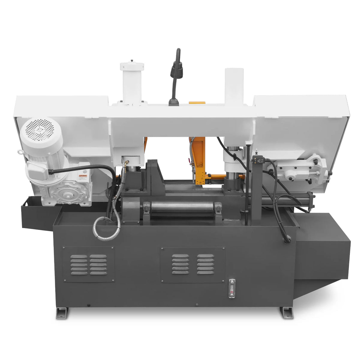 MechMaxx 13" Double Column Horizontal Metal Cutting Band Saw | Hydraulic Feed | 3‑Speed | 2.2/2.8kW Industrial Metal Saw for Fabrication, Steel, Alloy, Carbon Steel GH4235
