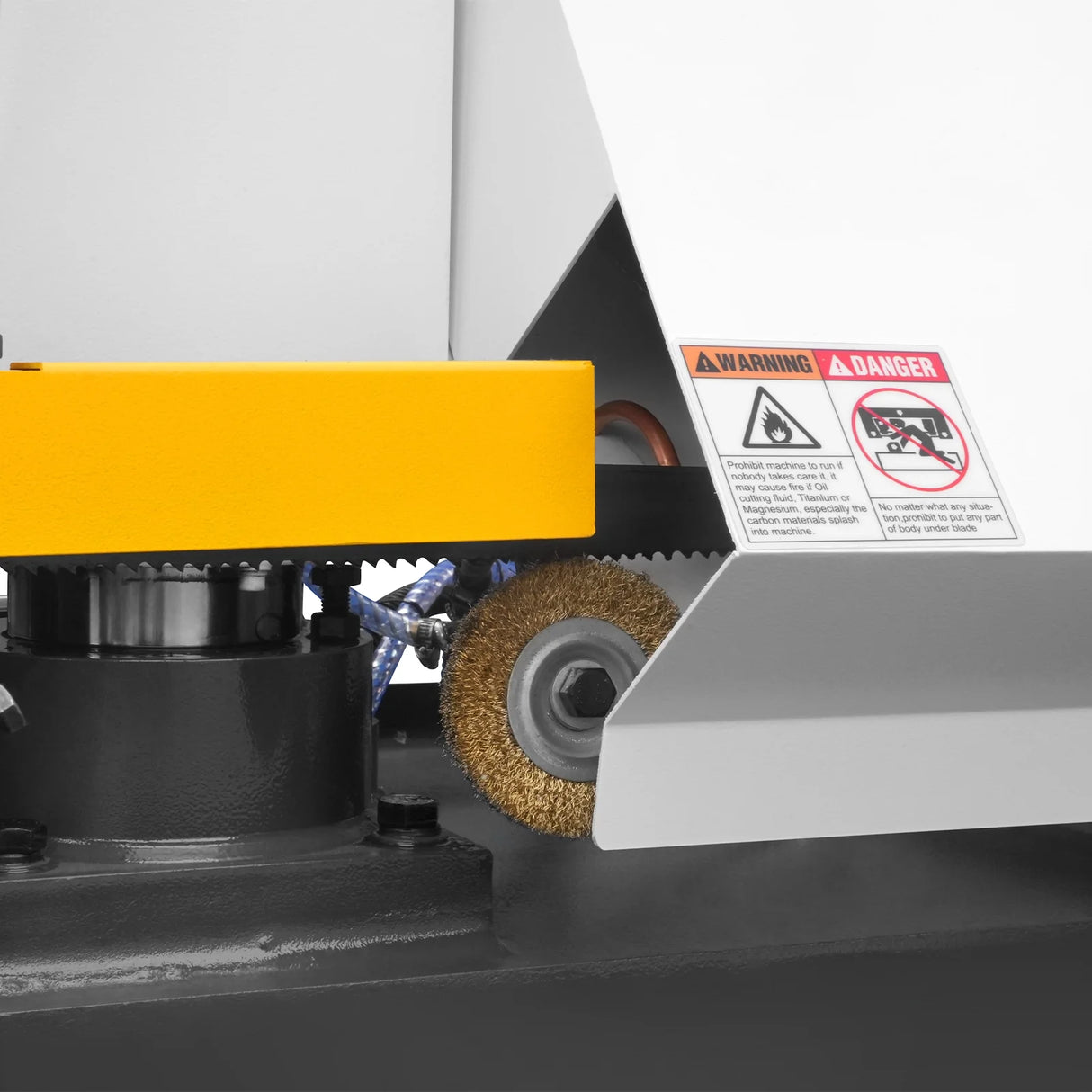 MechMaxx 15.7" Industrial Horizontal Metal Cutting Band Saw, Hydraulic Feed, 3.0/4.0 kW Motor, Manual Clamping, for Steel, Alloy, Metal Fabrication GH4240
