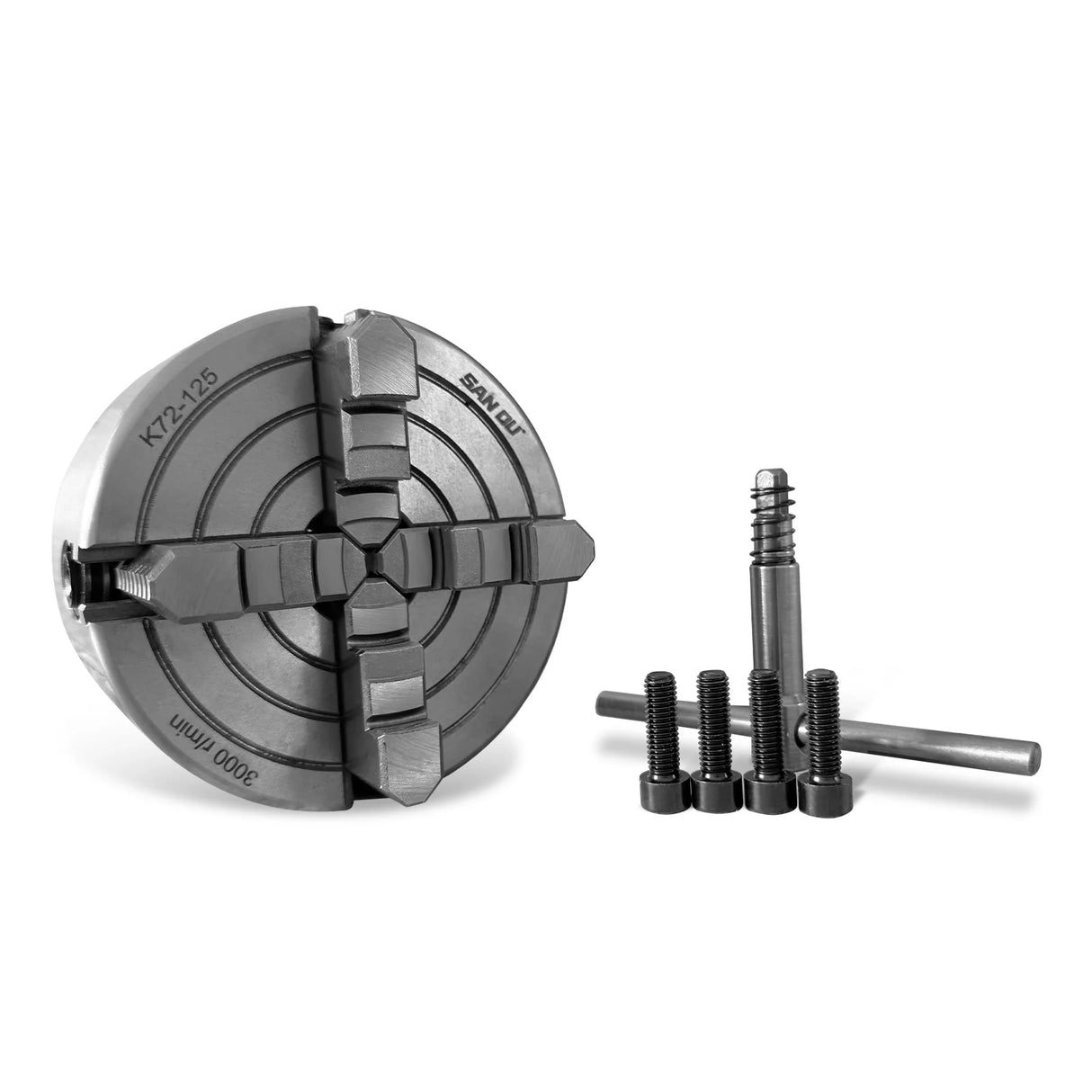 5 in 4 Jaw Lathe Chuck for Metal Lathe Machine 10'' x 30'' SKU: 500003 | Model: 0831V SKU: 500004 | Model: 0831VD SKU: 500005 | Model: 1030V SKU: 500006 | Model: 1030VD SKU: 500014 | Model: 1022V SKU: 500015 | Model: 1022VD