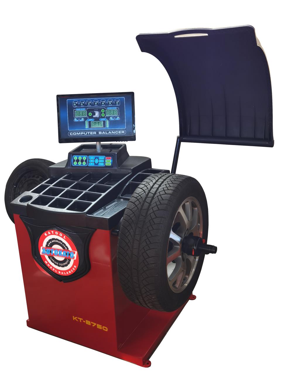 Katool KT-B750 wheel balancer front view