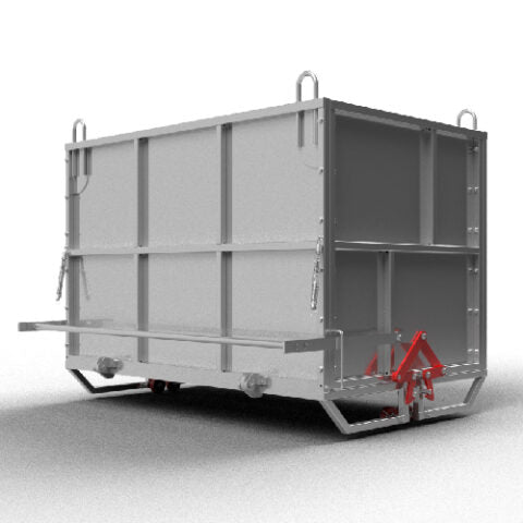 Abaco Galvanized Drop Bottom Dumpster DBD