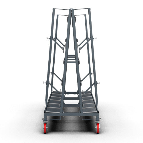 Abaco Oversized Glass Transport Cart AOGTC11879