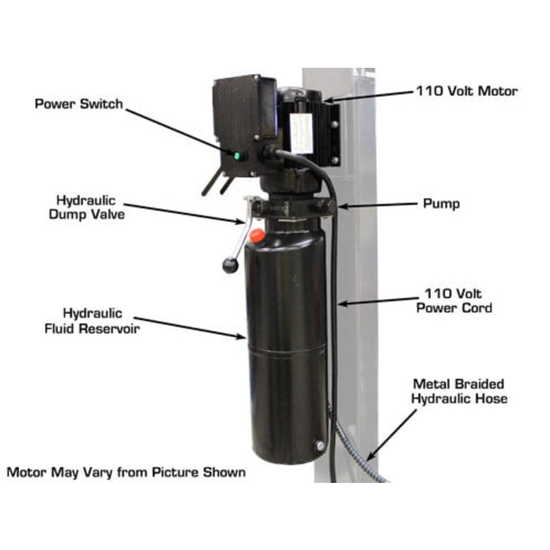Atlas Garage PRO8000EXT 8,000 lb Extra-Tall 4-Post Lift with Pro-Floor 8-Piece Panel Combo