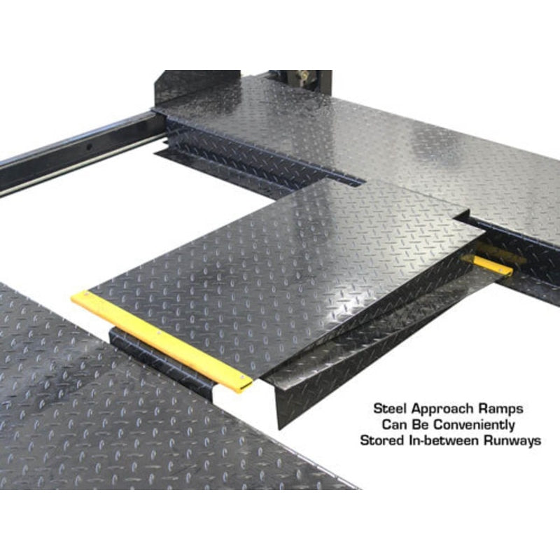 Atlas Garage PRO8000EXT-L 8,000 lb 4-Post Lift with Pro-Floor 8-Panel Combo