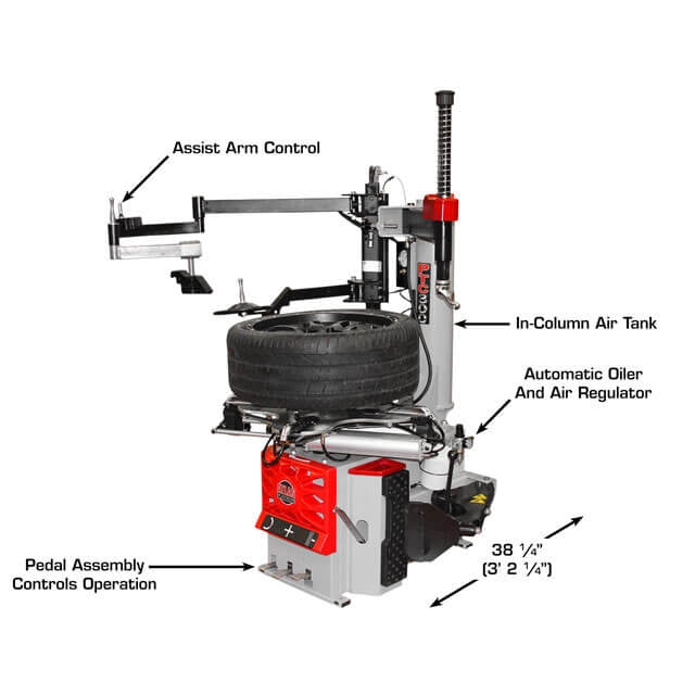 Atlas Platinum PTC300 Tire Changer & PWB90XL Wheel Balancer Combo Package