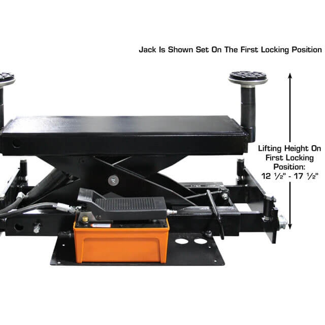 Atlas RJ6BK 6,000 lb Rolling Bridge Jack