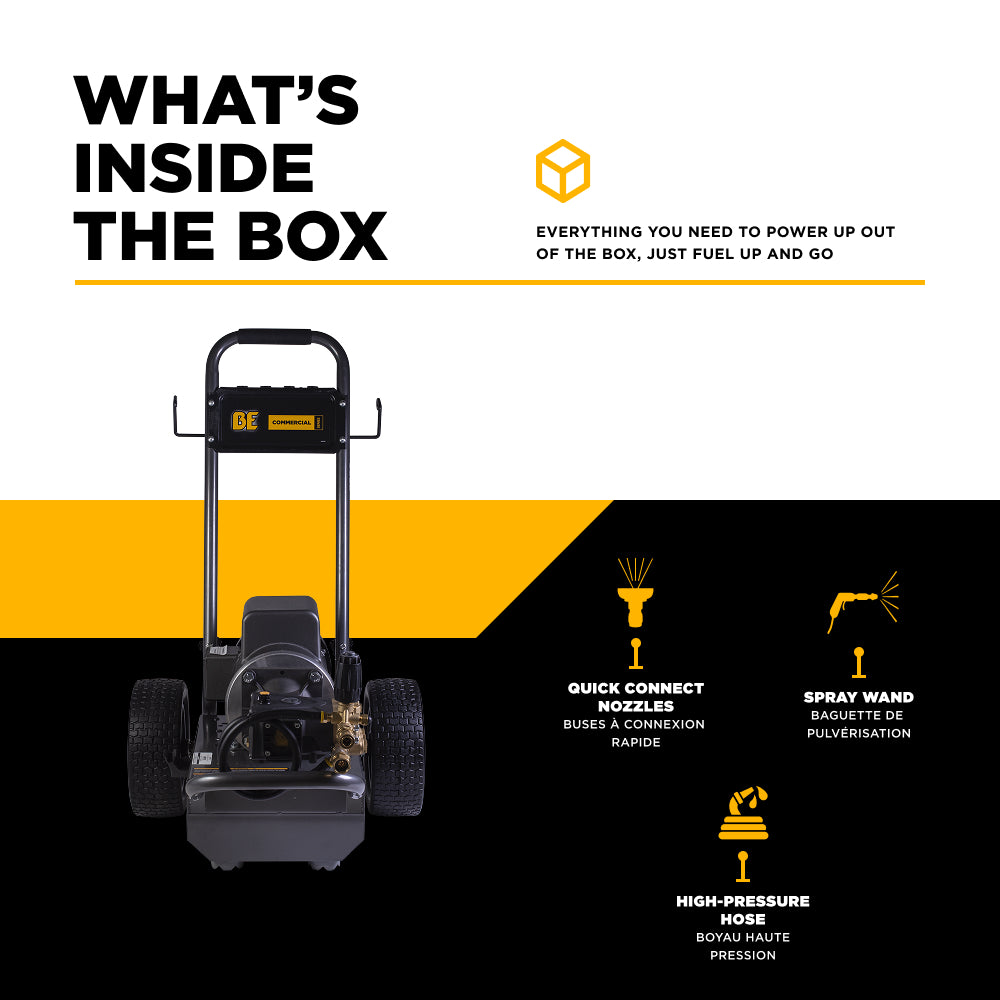2,000 PSI 3.5 GPM 5.0 HP Electric Pressure Washer with Baldor Motor and Centurion Triplex Pump - B205EA
