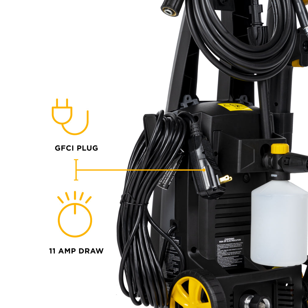 1,700 PSI 1.7 GPM Electric Power Washer with Powerease Motor and AR Axial Pump - P1715EN