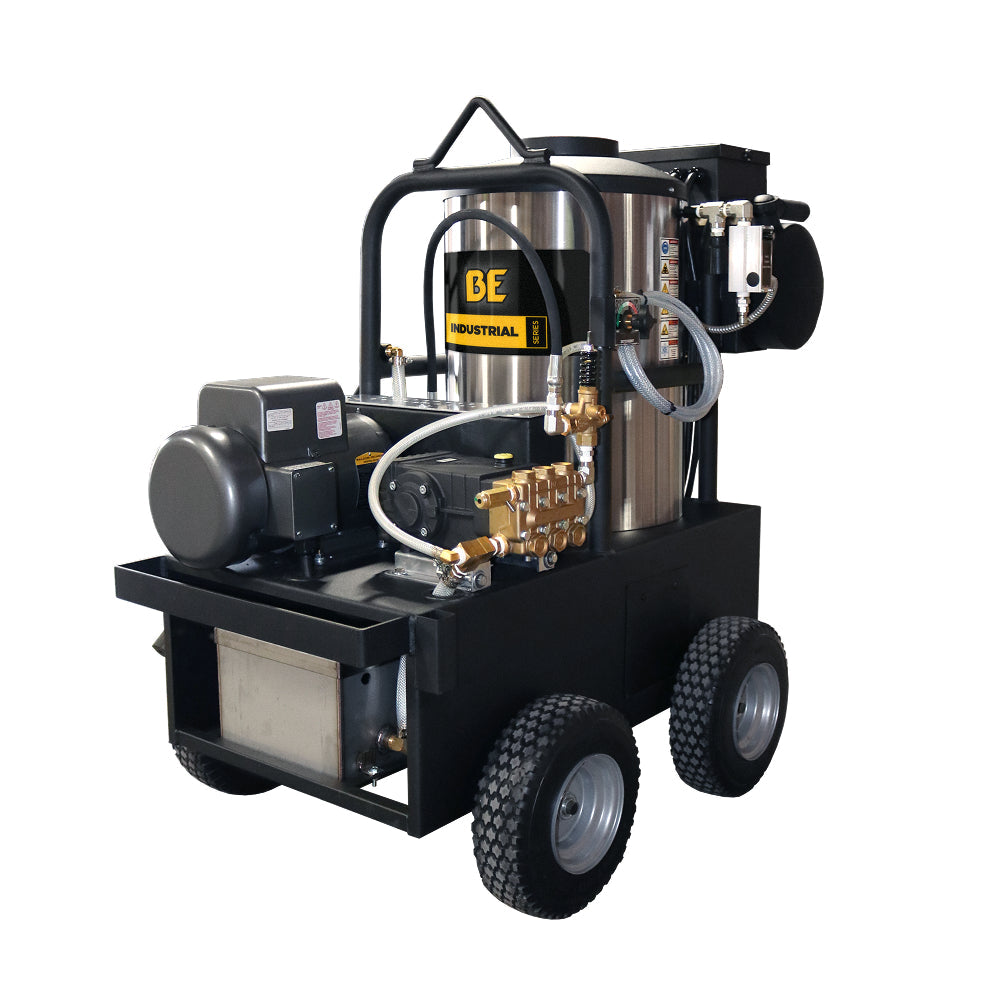 2,000 PSI 5.0 GPM Hot Water Electric Pressure Washer with General Triplex Pump - 15-520