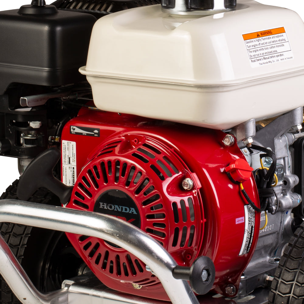3,100 PSI 3.1GPM Cold Water Gas Pressure Washer Honda GX200 and CP Triplex Pump on Aluminum Frame - B3165HAAS