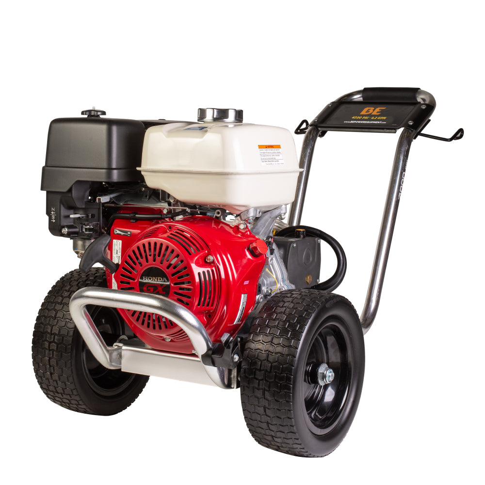 4,200 PSI 4.2 GPM Cold Water Gas Pressure Washer with Honda GX390 Engine and CP Triplex Pump on Aluminum Frame - B4213HAAS