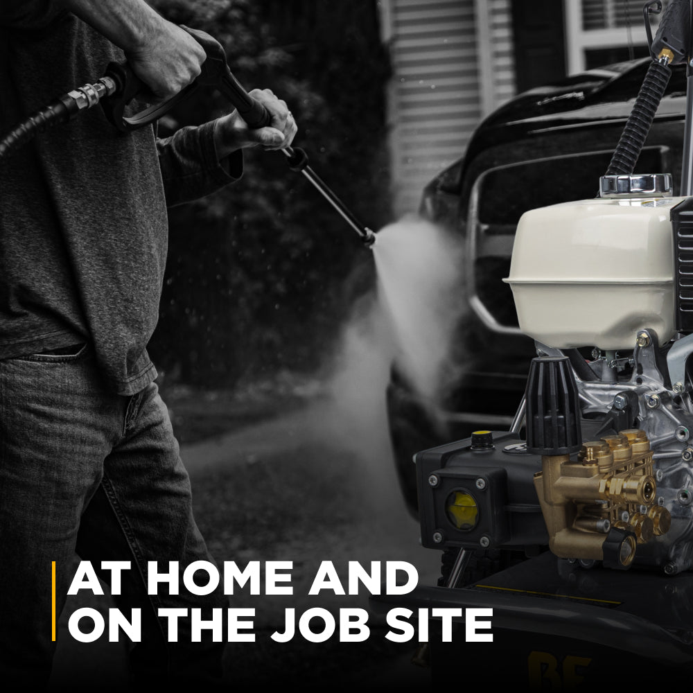 4,200 PSI 4.2 GPM Cold Water Gas Pressure Washer with Honda GX390 Engine and CP Triplex Pump - B4213HA