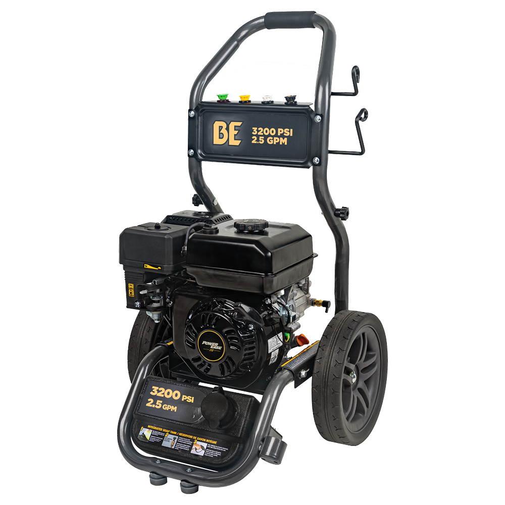 3,200PSI 2.5GPM Cold Water Gas Pressure Washer Powerease 212cc Engine and CP Axial Pump - BE327PX