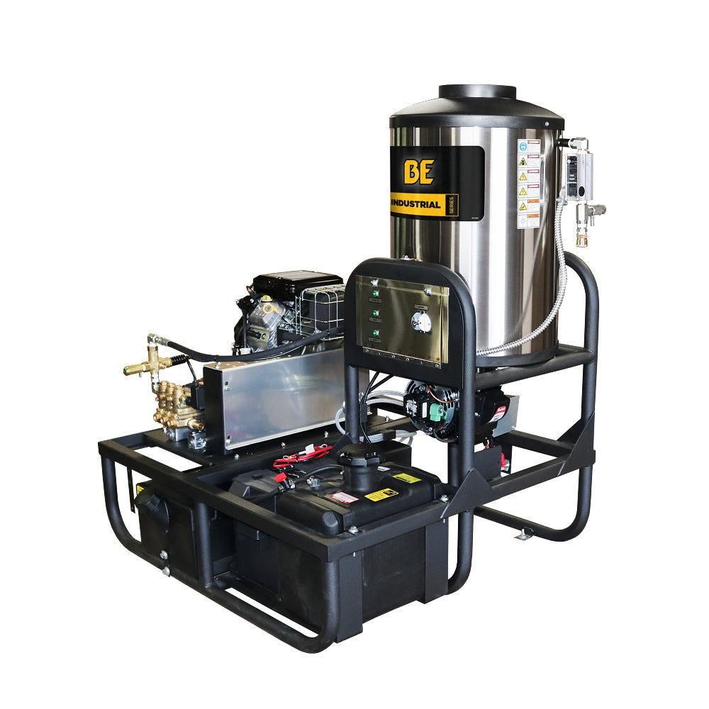 3,500 PSI 5.2 GPM Hot Water Skid Pressure Washer with General Triplex Pump - Z5535GPBDH