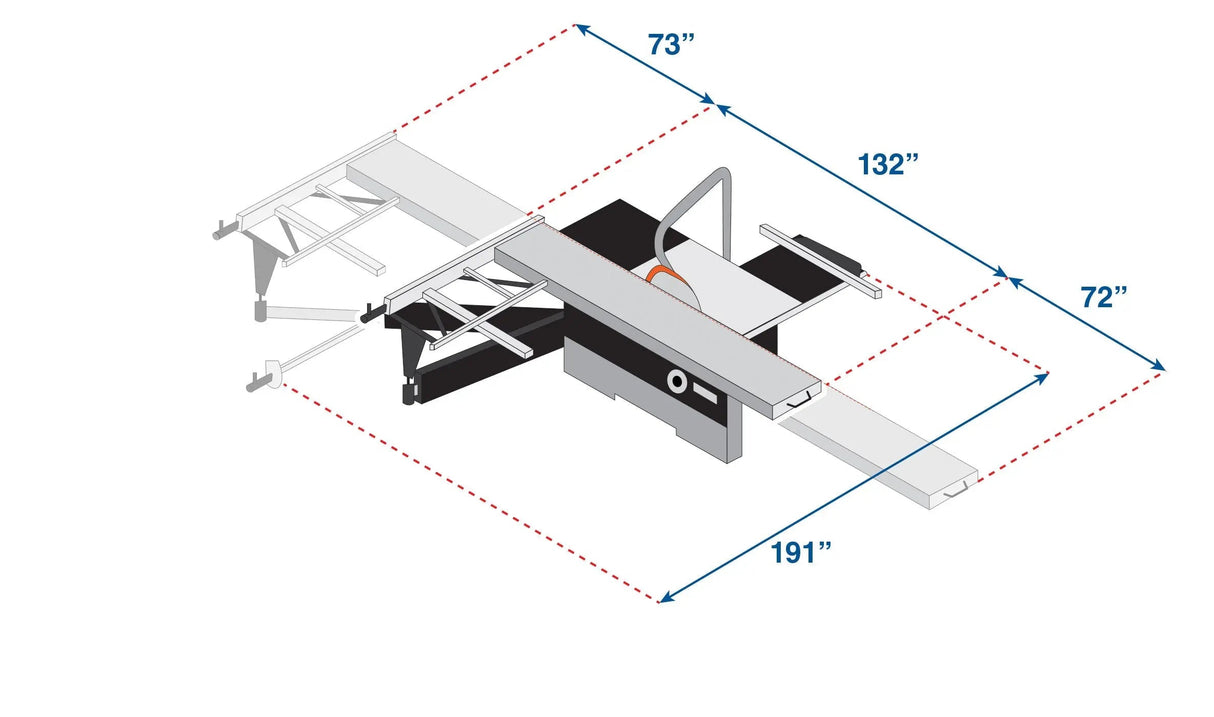 Maksiwa Platinum Sliding Panel Saw BMP.3200.IR