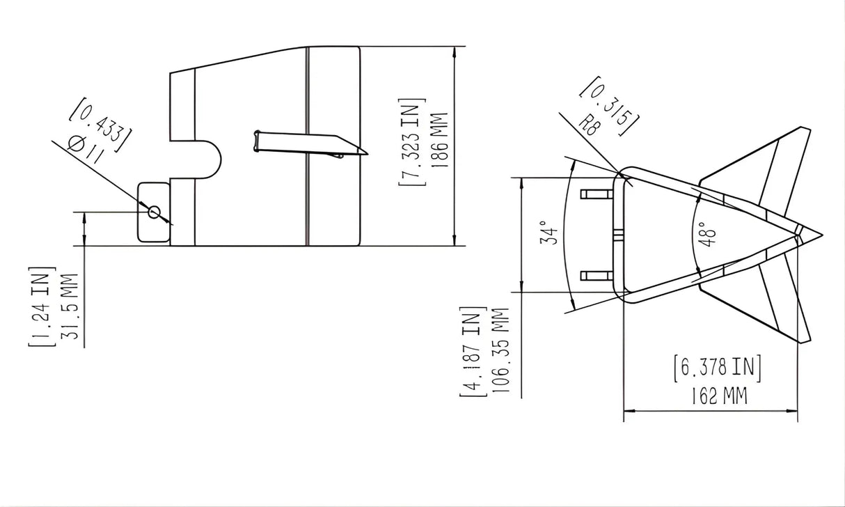 Boss Industrial 4-Way Cross Wedge CW-W