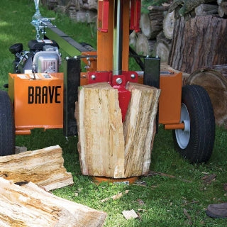 Brave Tow Behind Log Splitter 24-Ton Vertical/Horizontal Portable Gas with Honda GC160