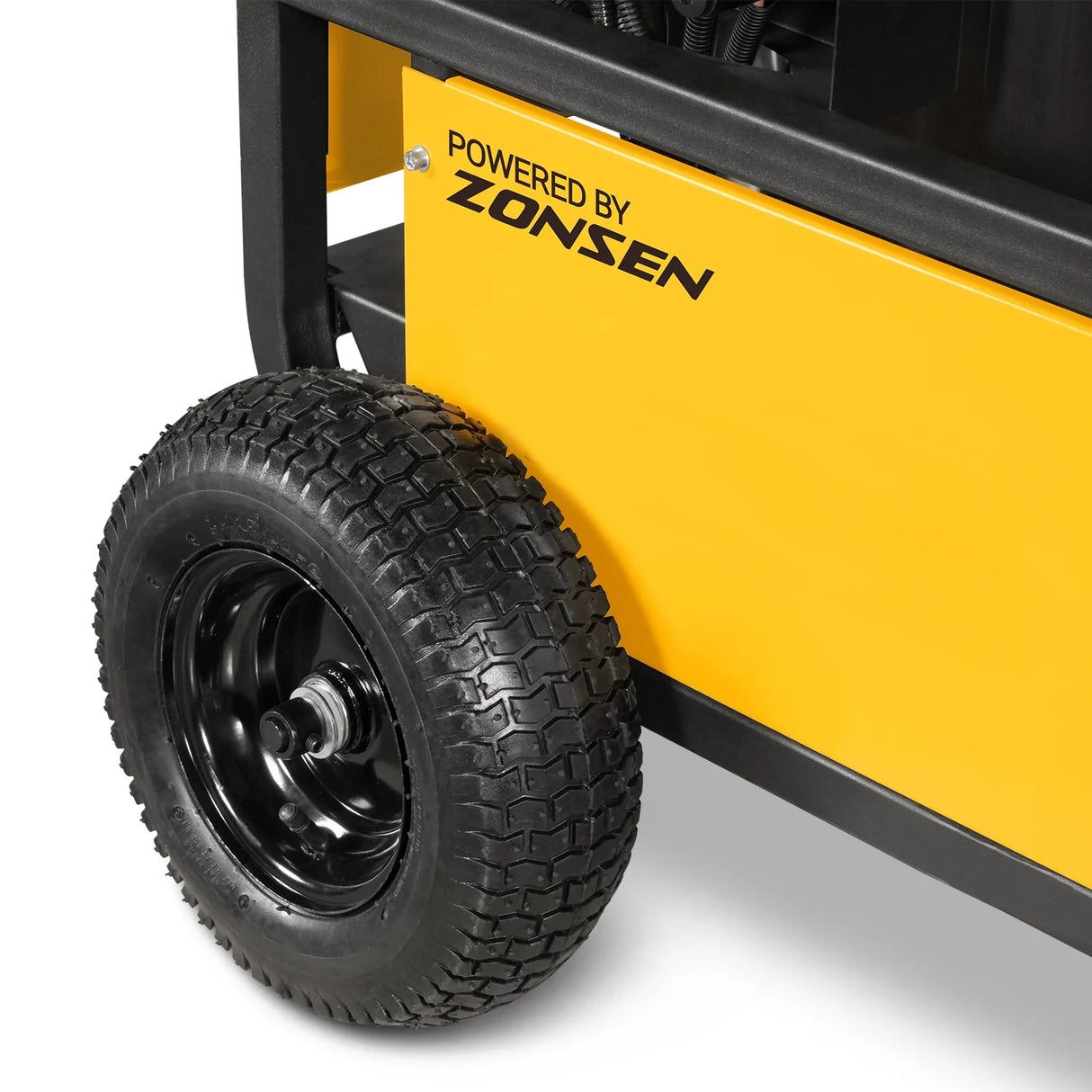 4000 PSI 4 GPM ZONSEN E-Start Engine Hot Water Pressure Washer with Hose Reel, HPW40D