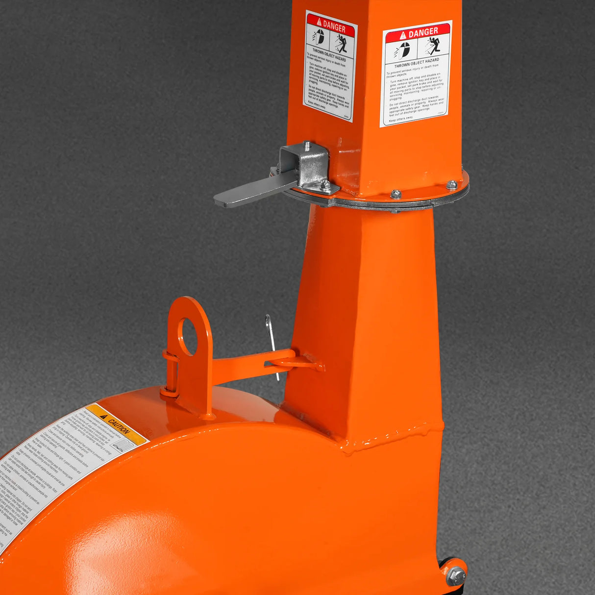 MechMaxx 3-Point PTO Stump Grinder & Wood Chipper Bundle – Orange