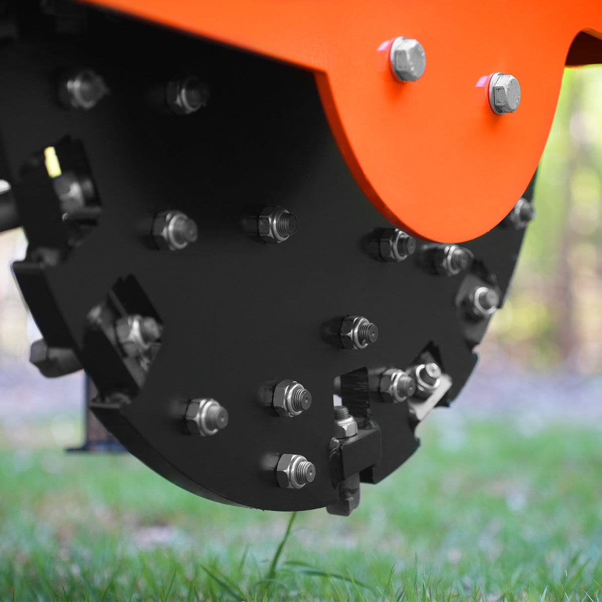 MechMaxx 3-Point PTO Stump Grinder, 30 in Flywheel, 40-100HP, with 44 Carbide Teeth (PTO Shaft Included with Slip Clutch), SG30PRO – Orange