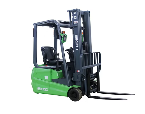 EKKO 3-Wheel Lithium Forklift 3500 lbs Capacity 216" Lift Height EK16A-216Li