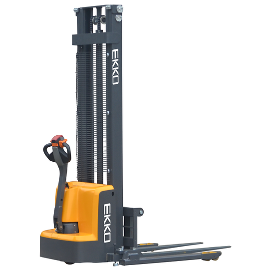 Electric Straddle Stacker | 2800 lbs Capacity | Lift Height 119'' | EKKO EB13E