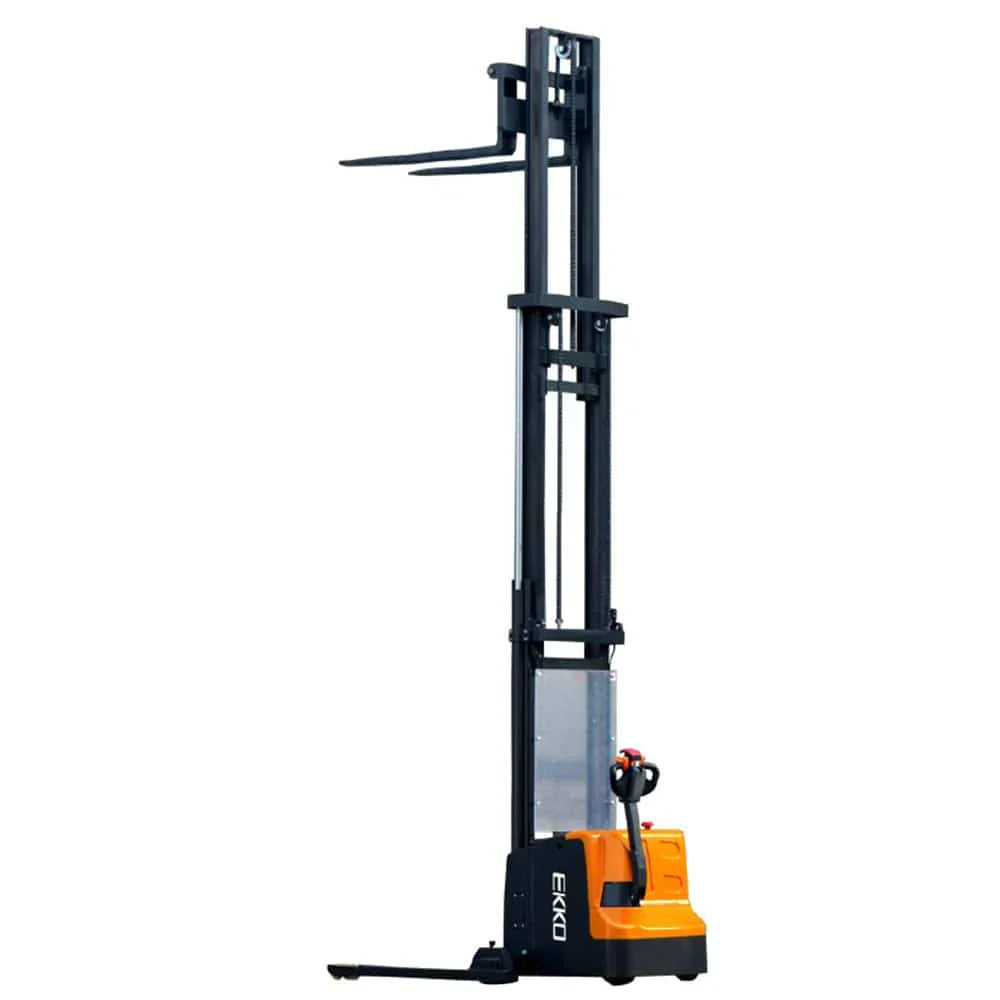 Electric Straddle Stacker | 4400 lbs Capacity | Lift Height 177'' | EKKO EB20E