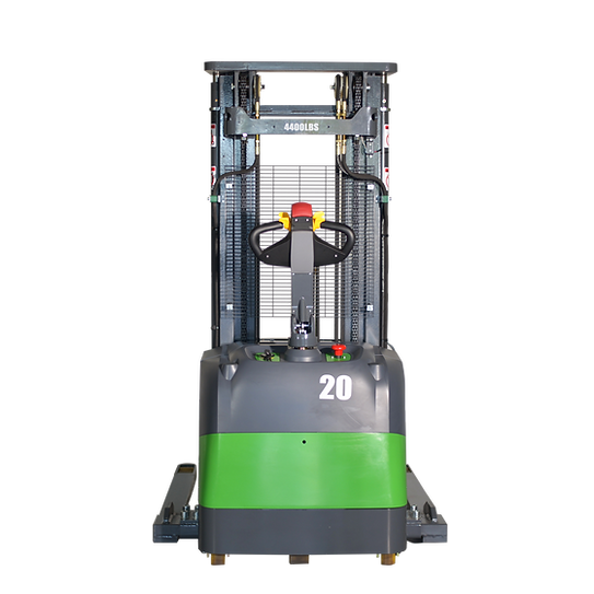 Electric Straddle Stacker | 4400 lb. Cap.| EKKO EB20CS-177LI