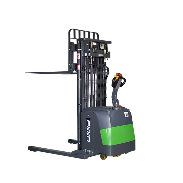 Electric Straddle Stacker | 4400 lb. Cap.| EKKO EB20CS-177LI