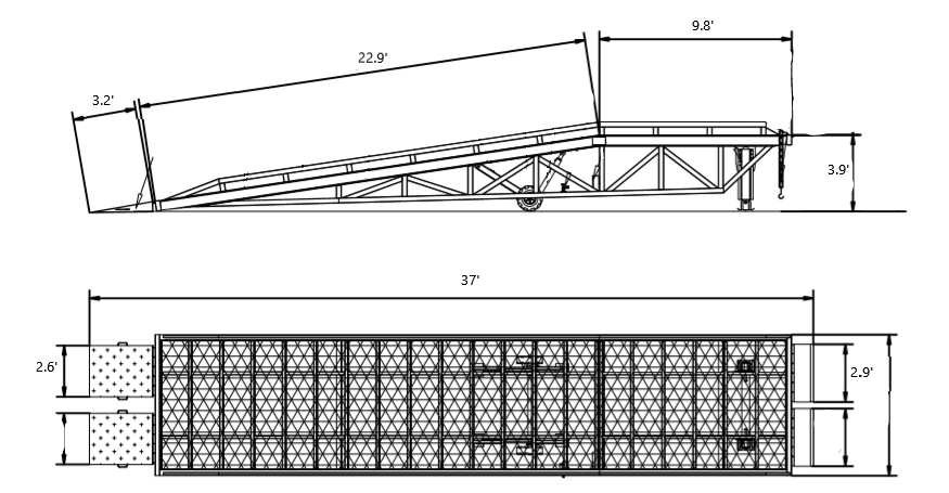 EKKO Portable Loading Yard Ramp EKYR