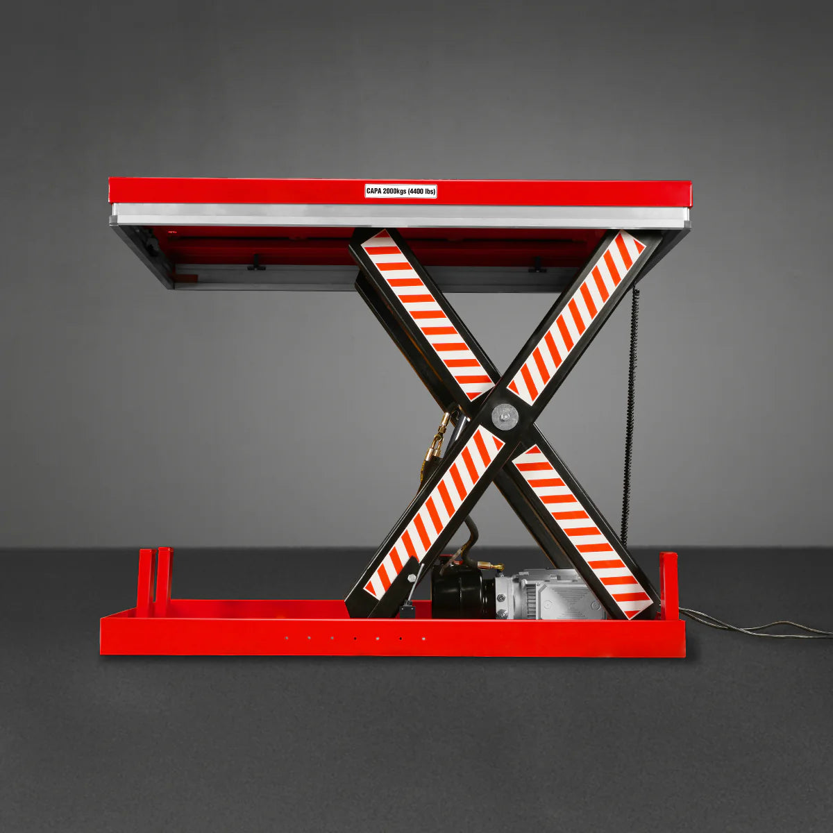 4400lbs Capacity Stationary Powered Hydraulic Lift Table, 51.2" x 33.5" Platform, 41.3" Lift Height, UL Certified Motor, ELT44