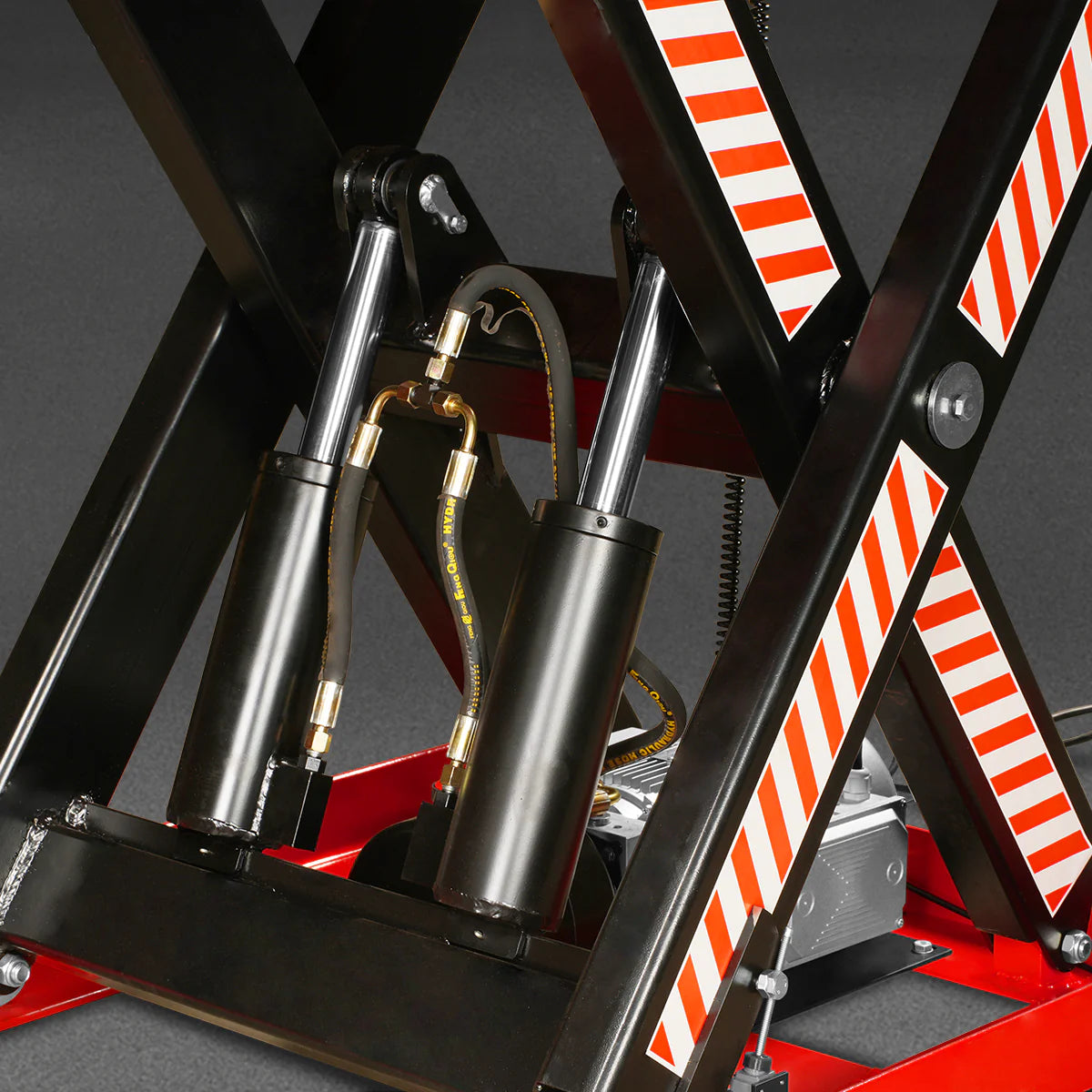 4400lbs Capacity Stationary Powered Hydraulic Lift Table, 51.2" x 33.5" Platform, 41.3" Lift Height, UL Certified Motor, ELT44