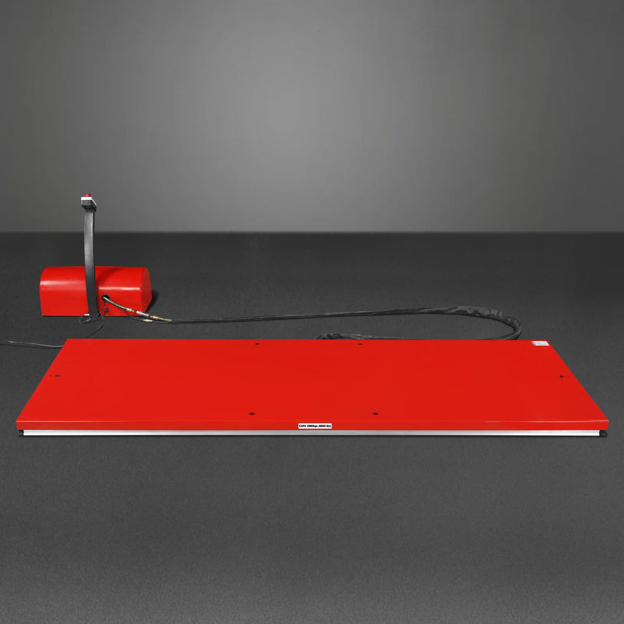 Stationary Electric Hydraulic Parallel Double Scissor Lift Table 6600lb Capacity, 112.9" x 39.4"Platform, 34.3"Lift Height, UL Certified Motor, ELT66P