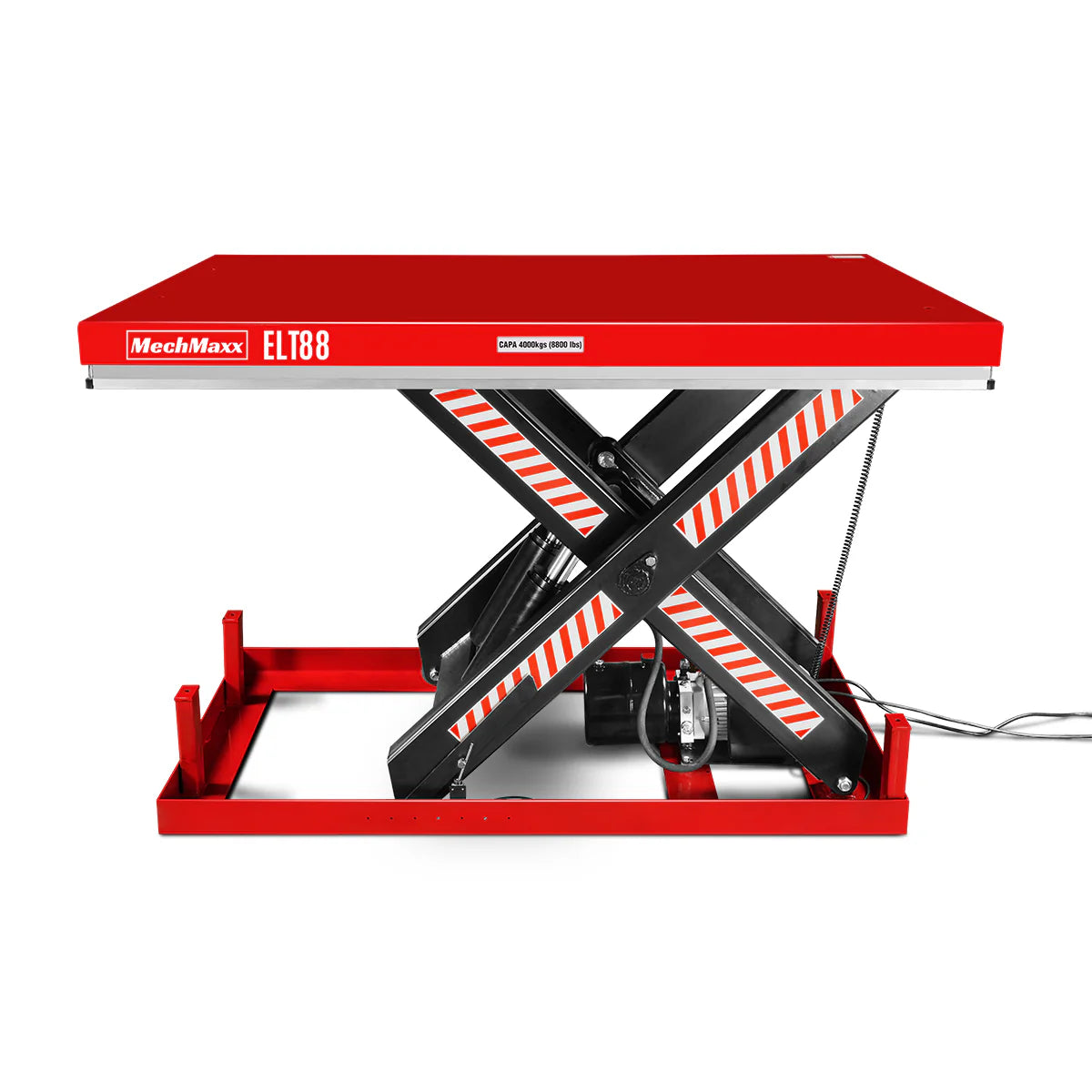 8800lbs Capacity Stationary Hydraulic Lift Table, 66.9" x 47.2" Platform, 43.3" Height, UL Certified Motor, ELT88