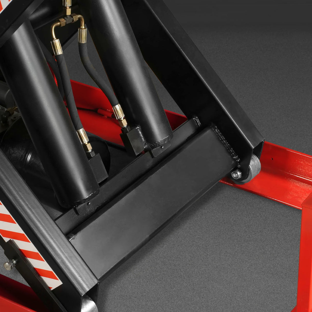 4400 lb Capacity Stationary Electric Hydraulic Double Scissor Lift Table - 63" x 39.4" Platform, 70.1" Lift Height, UL Certified Motor, ELTD44L