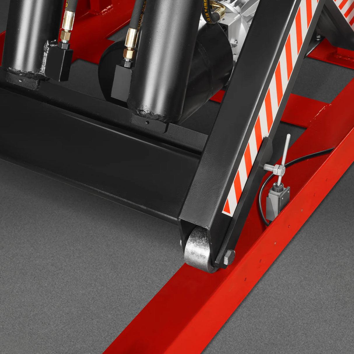 4400lbs Capacity Stationary Electric Hydraulic Double Scissor Lift Table, 51.2" x 33.5" Platform, 70.1" Lift Height, UL Certified Motor, ELTD44