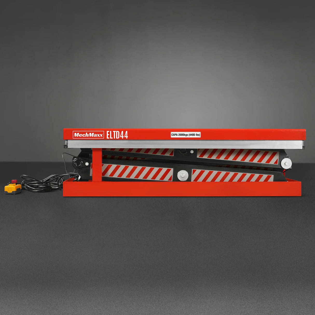 4400lbs Capacity Stationary Electric Hydraulic Double Scissor Lift Table, 51.2" x 33.5" Platform, 70.1" Lift Height, UL Certified Motor, ELTD44