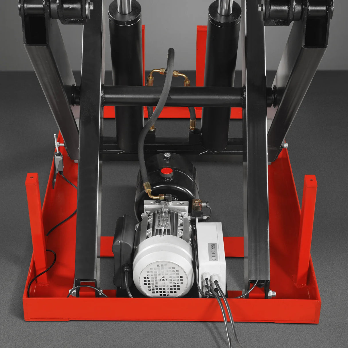 4400lbs Capacity Stationary Electric Hydraulic Double Scissor Lift Table, 51.2" x 33.5" Platform, 70.1" Lift Height, UL Certified Motor, ELTD44