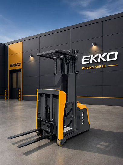 EKKO Series Lithium Order Picker 1500 lbs 165'' Raised Height EOPL150-165LI