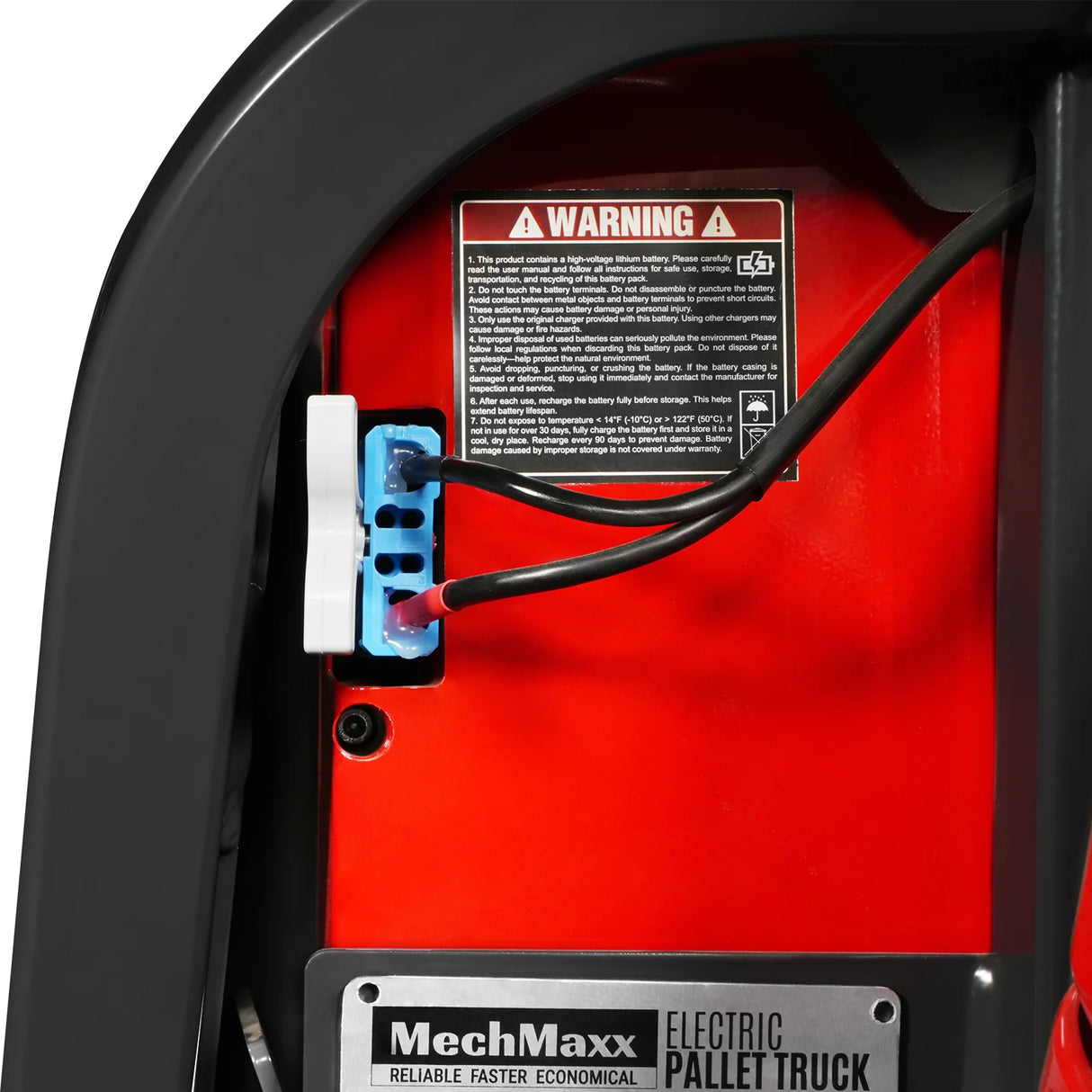 4400lbs Lithium-ion Electric Pallet Jack, 45"x27" Fork, 48V 30Ah Removable Battery, Walkie Type Truck, LPT44