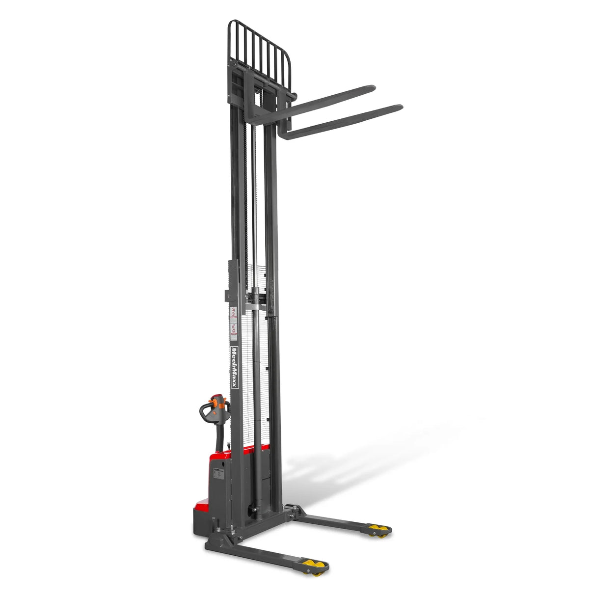 3300lbs Electric Straddle Stacker, 138" Lift, Adjustable Legs & Forks, F33-138SLA