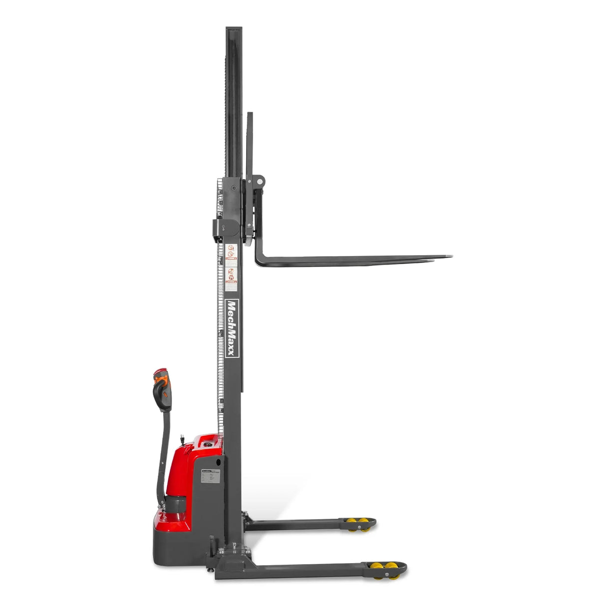 3300lbs Electric Straddle Stacker, 138" Lift, Adjustable Legs & Forks, F33-138SLA