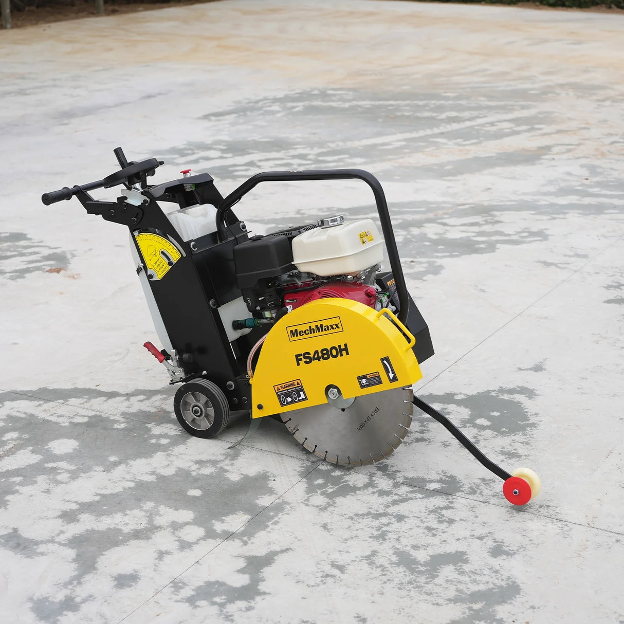 Honda GX390 Walk-Behind Concrete Floor Saw, 20 in Blade, 7 in Cutting Depth, FS480H