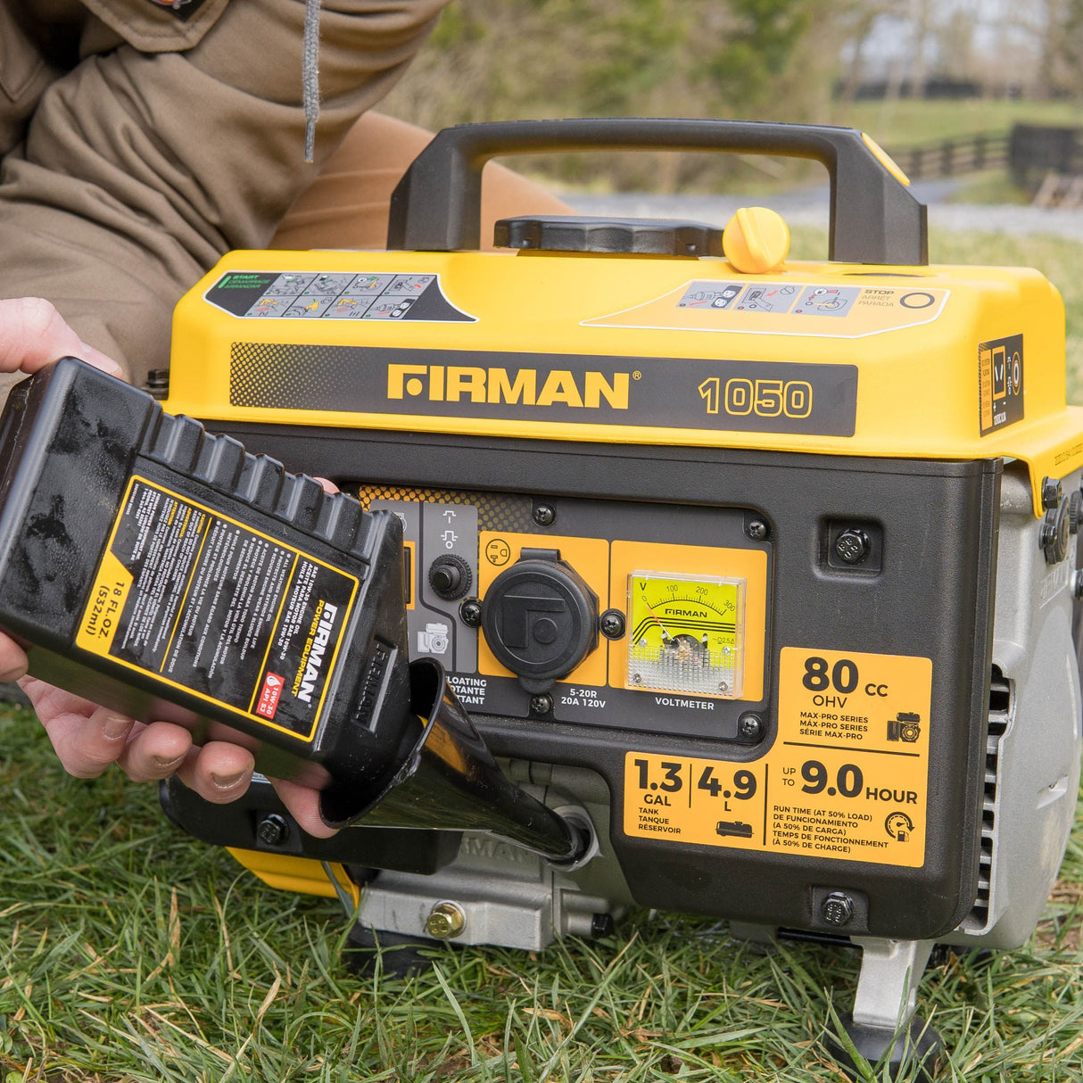 Gas Portable Generator 1300W Recoil Start