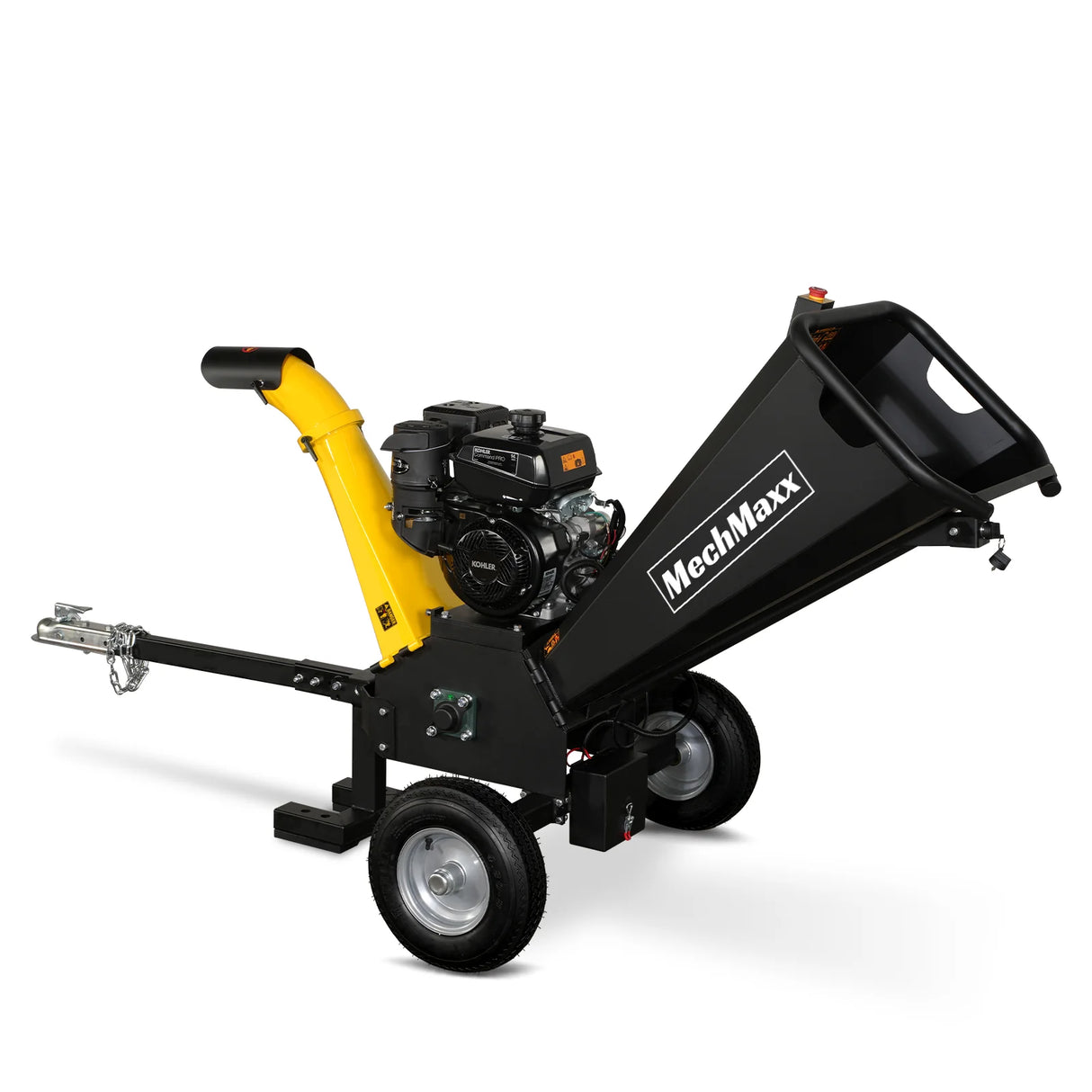MechMaxx 5 inch E-start KOHLER 429cc Gasoline Engine Powered Wood Chipper, GS1500