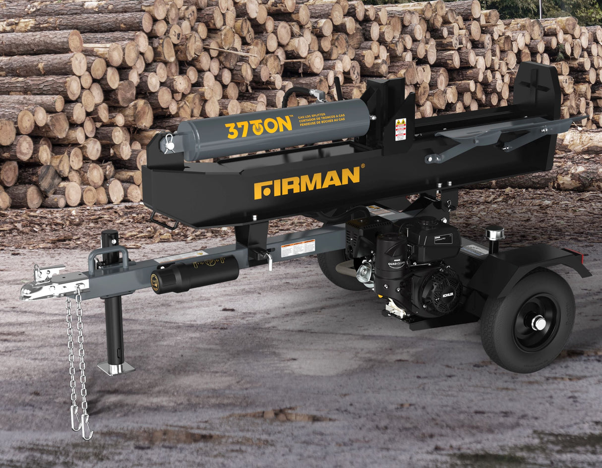 37-Ton Gas Powered Hydraulic Log Splitter