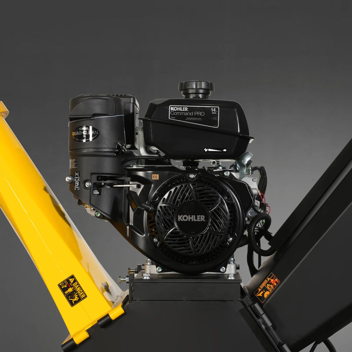 MechMaxx 5 inch E-start KOHLER 429cc Gasoline Engine Powered Wood Chipper, GS1500