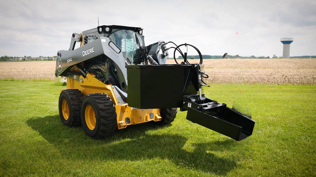 Ignite Attachments 50.5 in Skid Steer Concrete Chute Bucket